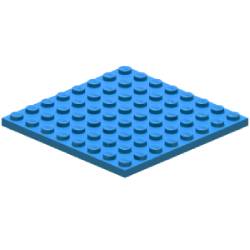 41539-321プレート8×8ダークアジュール