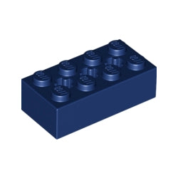 39789-140テクニックブロック2×4車軸穴3個ダークブルー