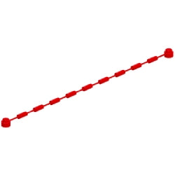 63141-021紐(端にスタッドと1Lバー×9付/21スタッド分)レッド