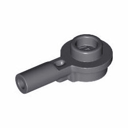 32828-199バー長さ1Lプレート1×1丸付ダークブルーイッシュグレイ