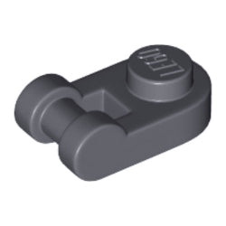 26047-199プレート1×1半円取っ手付ダークブルーイッシュグレイ