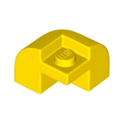 67810-024曲面ブロック2×2×1&1/3イエロー