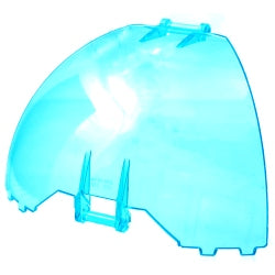 87375-042ドーム型ウインドスクリーン1/4トランスライトブルー
