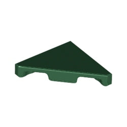 35787-141タイル2×2三角形ダークグリーン