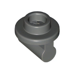 79194-199プレート1×1丸-取っ手付きダークブルーイッシュグレイ