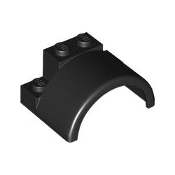 1846-026マッドガードアーチ4×3×1-2/3ラウンドアーチブラック