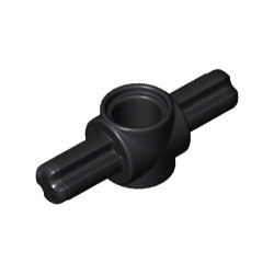 27940-026テクニックピンコネクター両端車軸付きブラック