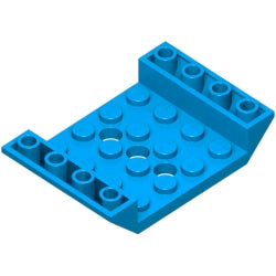 60219-321逆スロープ45度6×4両側傾斜と穴3つダークアジュール