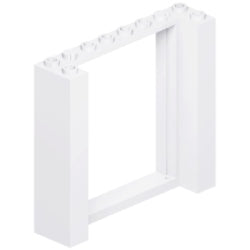 80400-001ドア枠2×8×6ホワイト