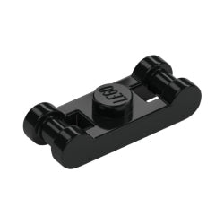 78257-026プレート1×1両端に取っ手付ブラック