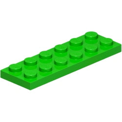 3795-037プレート2×6ブライトグリーン