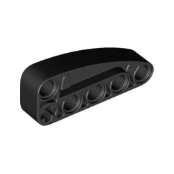 80286-026テクニックリフトアーム2×5L形1/4楕円ブラック