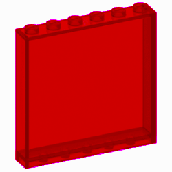 59349-041パネル1×6×5トランスレッド