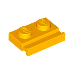 32028-191プレート1×2ドアレール付ブライトライトオレンジ