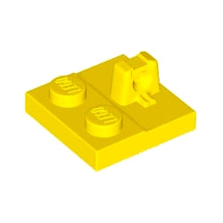 92582-024ヒンジプレート2×2ロック上部に指1本イエロー