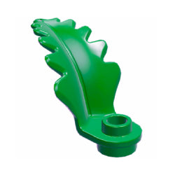 2682-028直立葉プレート1×1丸付グリーン