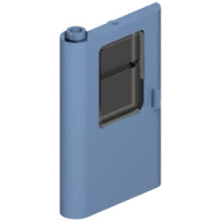 43967-135トレインドア1×4×5左(トランスブラックガラス付)サンドブルー