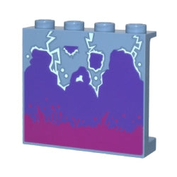 60581pb231パネル1×4×3(稲妻と煙)サンドブルー