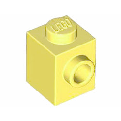 87087-226ブロック1×1-1方向スタッド有ブライトライトイエロー
