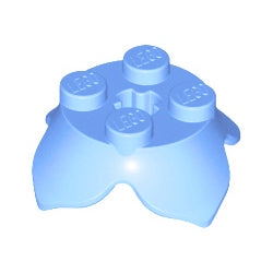 15469-212ブロック2×2丸花びらブライトライトブルー