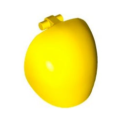 1686-024ラージフィギュアスムースラウンドアーマーバーハンドル付きイエロー