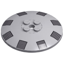 44375bpb19ディッシュ6×6(タイ・ボマー クランプ)ライトブルーイッシュグレイ