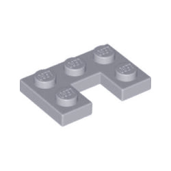 73831-194プレート2×3-1×1カットアウトライトブルーイッシュグレイ