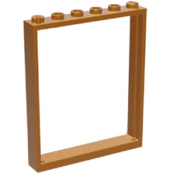 42205-137ドア枠1×6×6ミディアムダークフレッシュ