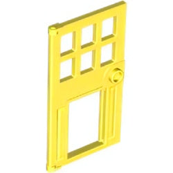 79730-226ペット用ドア1×4×6小窓6つブライトライトイエロー
