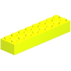 3007-368ブロック2×8ネオンイエロー