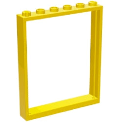 42205-024ドア枠1×6×6イエロー