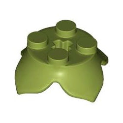 15469-155ブロック2×2丸花びらオリーブグリーン