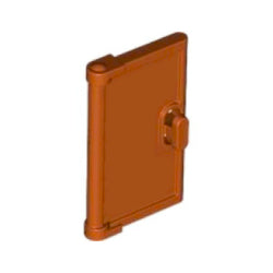 60614-038取っ手付き窓板枠1×2×3ダークオレンジ