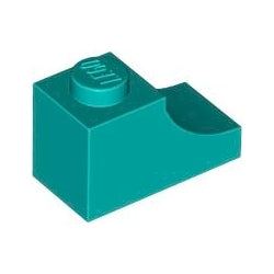 78666-107逆アーチ1×2ダークターコイズ