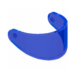 ヘルメットバイザー トランスダークブルー