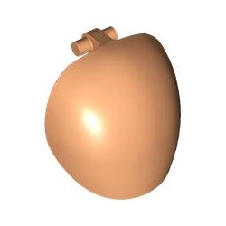 1686-018ラージフィギュアスムースラウンドアーマーバーハンドル付きフレッシュ