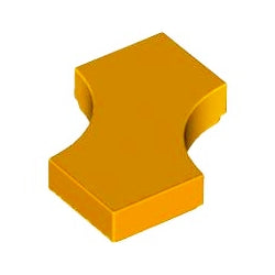 3396-191特殊タイル2×2両方向矢印ブライトライトオレンジ