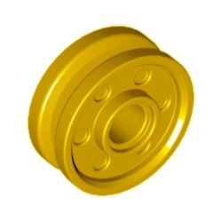 13971-297ホイール長径18ミリ×幅7ミリ(ペグ穴)パールゴールド