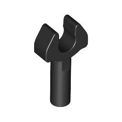 クリップ付バー ブラック