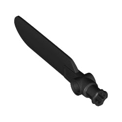 99012-026テクニックローダーブレード-ペグ穴と車軸穴有ブラック