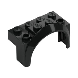 3387-026マッドガードアーチ4×2-1/2×2ブラック