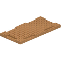 2629-137ブロック8×16×2/3-1×4凹み付ミディアムダークフレッシュ