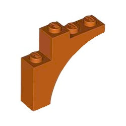 80543-038アーチ1×4×3ダークオレンジ