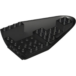 67243-026飛行機胴体下部8×12ペグ穴有ブラック