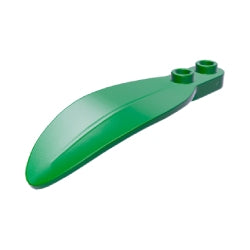 3565-028葉っぱ-プレート1×2丸付きグリーン