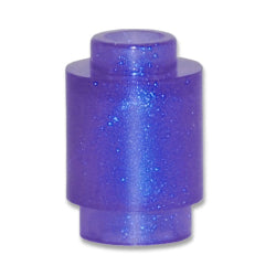 3062b-365ブロック1×1丸サテントランスパープル