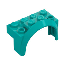 3387-107マッドガードアーチ4×2-1/2×2ダークターコイズ