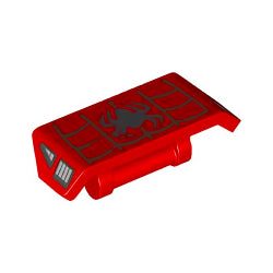 98834pb41スポイラー2×4取っ手付き(スパイダーマン)レッド