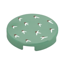 14769pb646タイル2×2丸(サボテンの棘)サンドグリーン