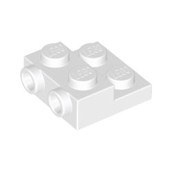 4304-001プレート2×2×2/3側面にスタッド有ホワイト(新型)